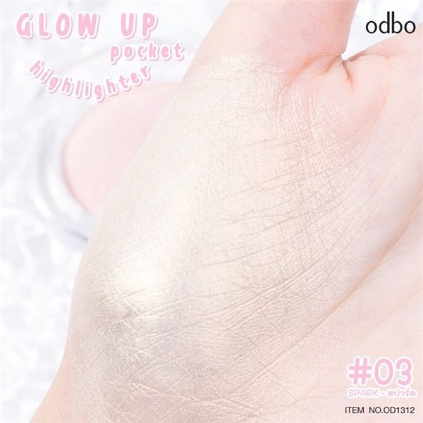 phấn bắt sáng Odbo glow up pocket highlighter #03