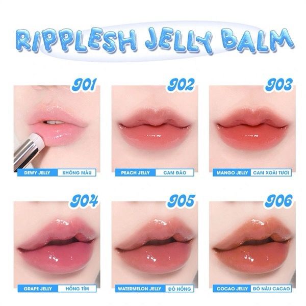 Son Dưỡng Thuần Chay Có Màu Black Rouge Ripplesh Jelly Balm #J03