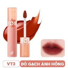 Son Kem Lì Thuần Chay Foif By Merzy Daily Velvet Tint #VT3 đỏ gạch ánh hồng