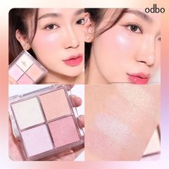 Bắt sáng4ô Odbo Signature 4 shades Highlighter