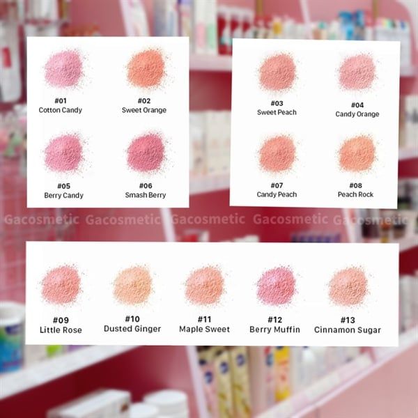 Phấn Má Hồng Vacosi Lolipop Blush Powder