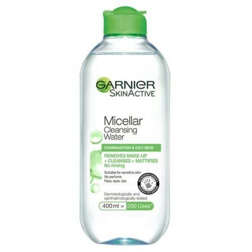 Nước Tẩy Trang Garnier xanh lá da dầu và da hỗn hợp
