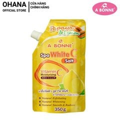 Muối Tắm Sữa Tẩy Tế Bào Chết A Bonné Spa White C Salt 350gr