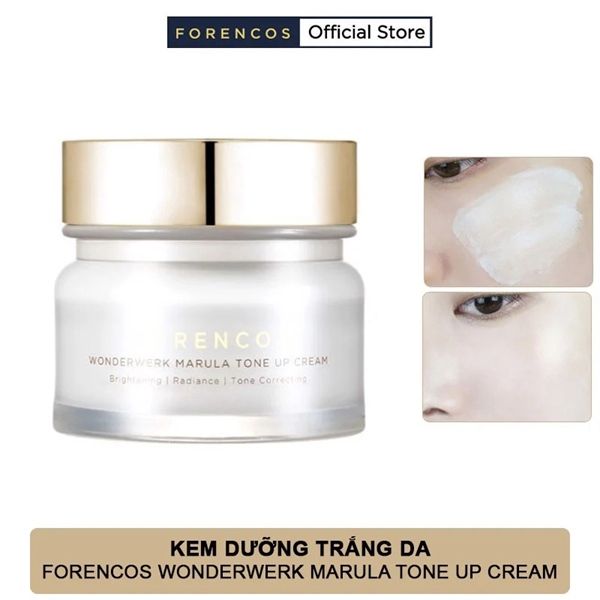 Kem Dưỡng Trắng Da, Nâng Tông , căng bóng Forencos Wonderwerk Marula Tone Up Cream ban ngày 50ml