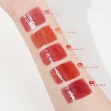 Son tint bóng Thuần Chay Foif By Merzy juicy fit tint #JT2 cam nude