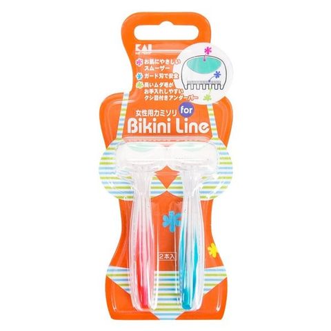 Dao Cạo Vùng Bikini KAI (Vỉ 2 Cây)