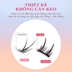 Lông Mi giả tự dính không cần dùng keo Eyes Bling- tái sử dụng nhiều lần