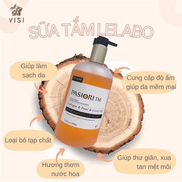 Sữa tắm Nước hoa Pasiori trắng da mềm mịn 500ml[chuẩn cty]