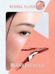 [MẪU MỚI] Phấn má hồng & Highlight 3CE Blushlighter #coral flush