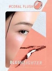 [MẪU MỚI] Phấn má hồng & Highlight 3CE Blushlighter #coral flush