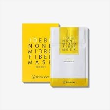 Mặt nạ vải vi sợi Be'Balance Idebenone Micro Fiber Mask -vàng