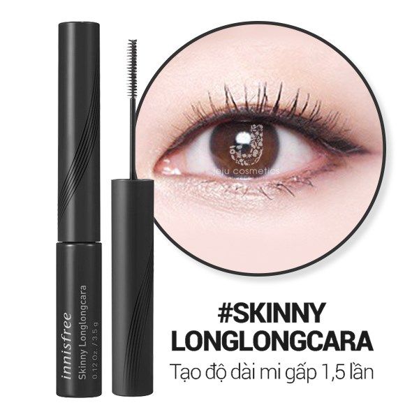 siêu mảnh chống trôi innisfree Skinny Microcara Zero 3.5 g