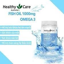 Thực phẩm bảo vệ sức khỏe Healthy Care Fish Oil 1000mg Omega3 (Chai 400 viên)