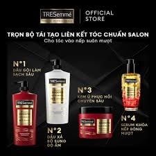 Bộ Gội Xả TRESemmé Keratin smooth Vào Nếp Suôn Mượt