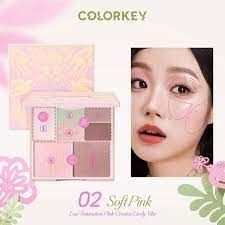 Bảng phấn Mắt Colorkey Embrace Nature 15g - #02 soft pink