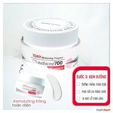 Kem dưỡng trắng Da Angel's Liquid 7 Day Glutathione 700 V-Cream