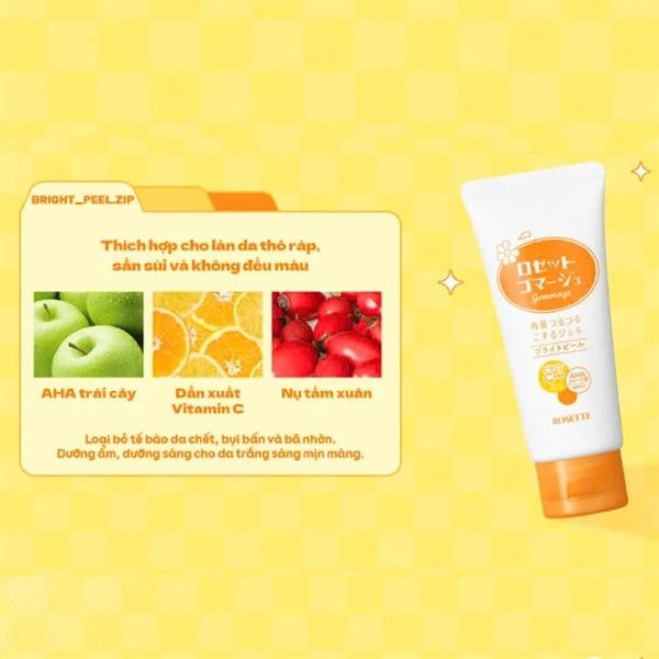 Gel Tẩy Tế Bào Chết, Tẩy Da Chết Rosette Gommage Peeling Gel 120g