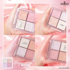Bắt sáng4ô Odbo Signature 4 shades Highlighter