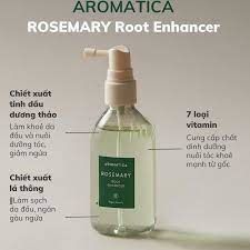 Xịt dưỡng tóc, kích thích mọc tóc AROMATICA Rosemary Root Enhancer 100ml