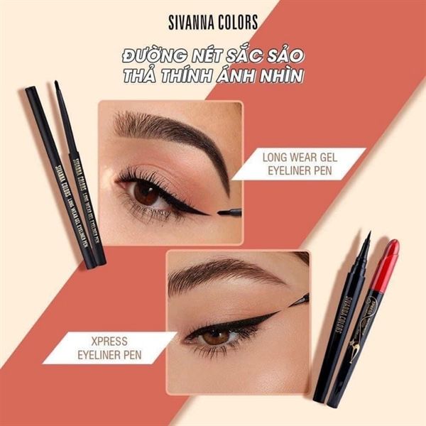 Bút dạ kẻ mắt Thái Lan Sivanna Colors Professional Xpress Eyeliner