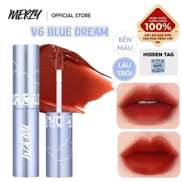 [Blue Dream Edition] Son Kem Lì Merzy The First Velvet Tint #V6