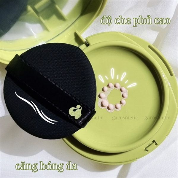 Phấn Nước siêu lì Unleashia Satin Wear Healthy-Green Cushion SPF30/PA++