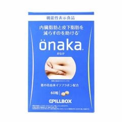 Viên Uống Hỗ Trợ Tan Mỡ Bụng Onaka Cpillbox 60 viên