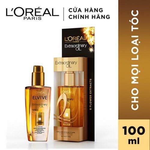 Dầu Dưỡng Tóc L'Oreal Tinh Dầu Hoa Tự Nhiên 100ml