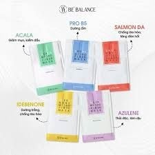 Mặt nạ vải vi sợi Be'Balance Azulene Micro Fiber Mask -tím
