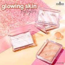 Phấn Bắt sáng Odbo glowing skin highlighter #03 snow Kiss