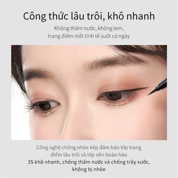 Bút kẻ mắt Zeesea chống thấm nước lâu trôi nhanh khô