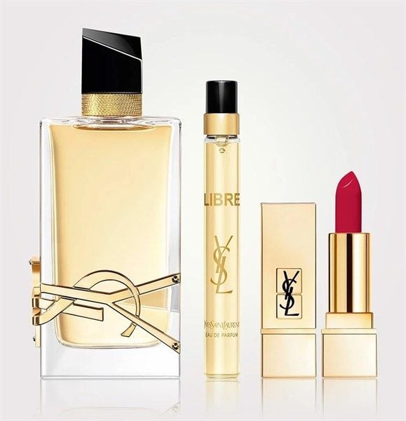 Bộ Quà Tặng YSL Libre EDP Holiday Xmas Gift Set (90ML + 10ML + Son YSL 21)