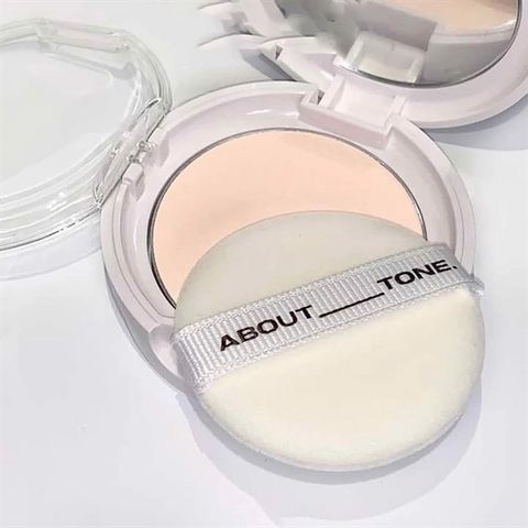 Phấn phủ About Tone sebum cut powder pact #trắng