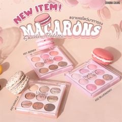 Phấn mắt 9 ô Sivanna Colors Macaron #02-blue berry