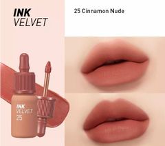 Son kem lì Peripera Ink Velvet 25 cinnamon nude