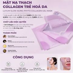Mặt Nạ Thạch LUVUM slow aging phyto collagen gel mask Căng Bóng và Phục Hồi