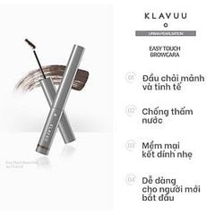 Mascara lông mày KLAVUU URBAN PEARLSATION EASY TOUCH BROWCARA 3G