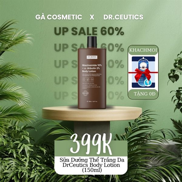 Sữa Dưỡng Thể Trắng Da DrCeutics Body Lotion (150ml)