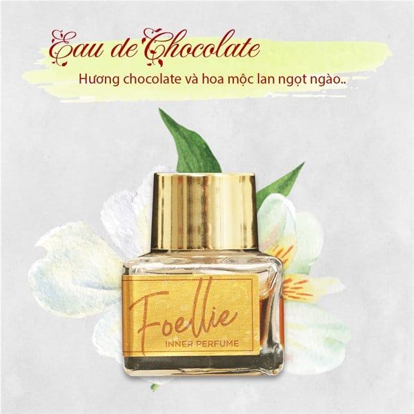 Nước hoa vùng kín Foellie vàng Eau De Chocolat
