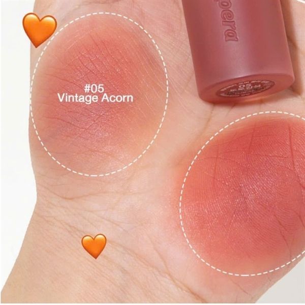 Son Kem lì Peripera Over Blur Tint - 05 Vintage Acorn