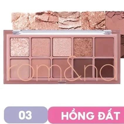 Bảng Phấn Mắt 10 Ô Siêu Lấp Lánh Romand Better Than Eye Palette #03