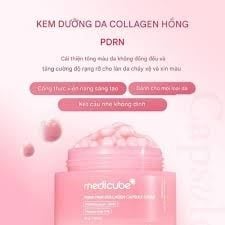 Kem dưỡng viên nang căng bóng da Medicube PDRN Pink Collagen Capsule Cream 55ml