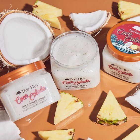 Tẩy TBC body TREE HUT COCO COLADA SHEA SUGAR SCRUB 510g