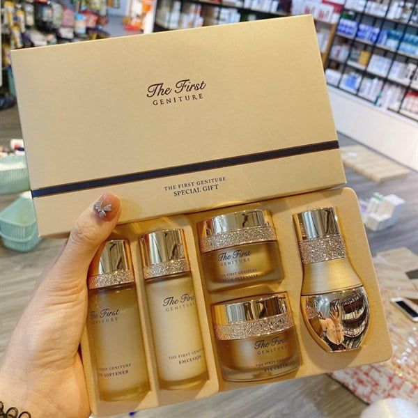 Bộ tái sinh trẻ hóa da, chống lão hóa Ohui the first mini combo 5 sản phẩm