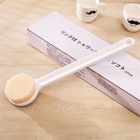Bàn chải cọ lưng Muji Nhật Bản cán dài