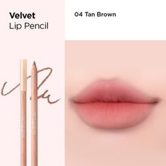 CHÌ KẺ VIỀN MÔI CLIO VELVET LIP PENCIL #04 tan brown