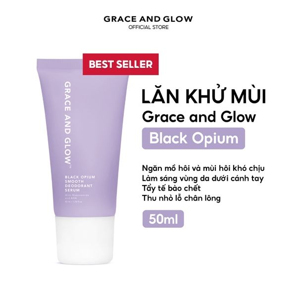 Lăn Khử Mùi Grace Glow Black Opium Smooth Deodorant Serum Sáng Da Ngăn Ngừa Mồ Hôi