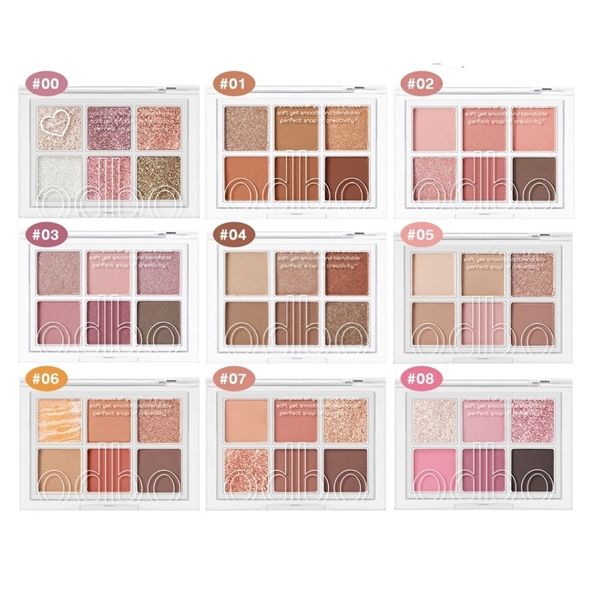 Bảng Phấn Mắt 6 Ô Odbo Signature Eyeshadow Palette #00