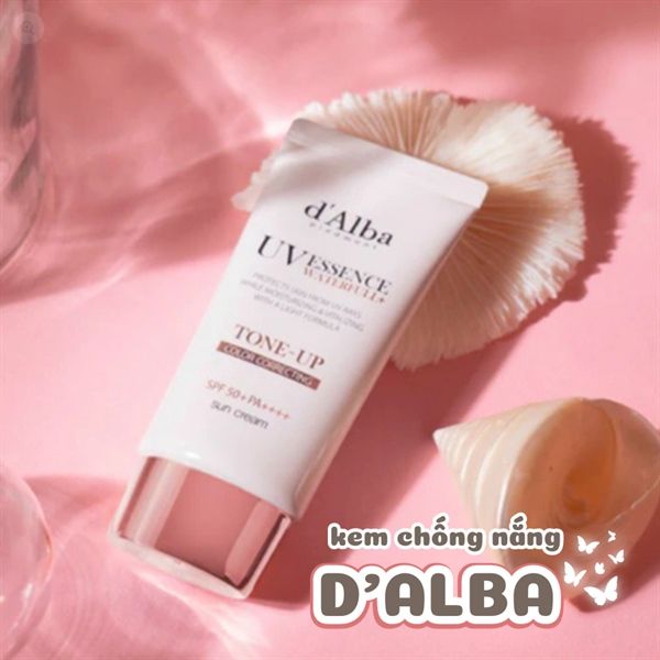 Kem chống nắng nâng tone D’alba UV essence sun cream