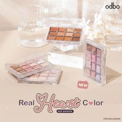 Phấn mắt má odbo real heart color 12ô #02